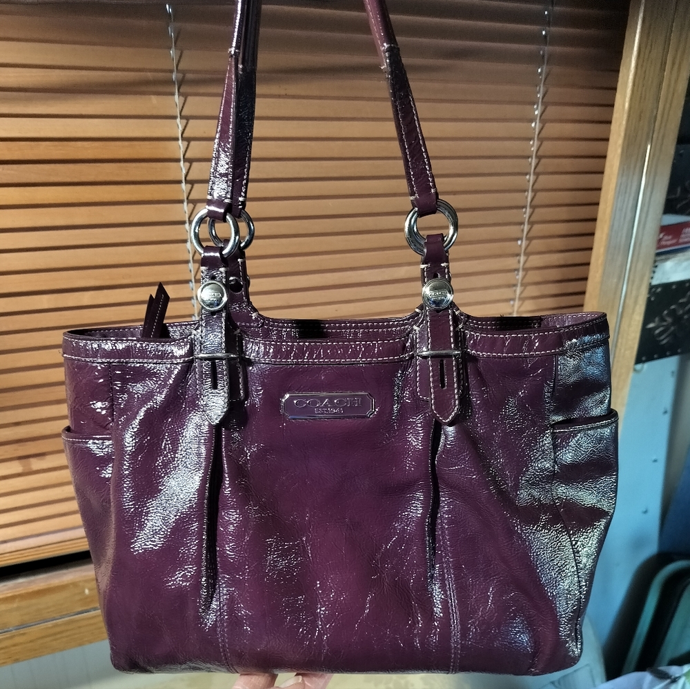Coach purse maybe magenta color?
